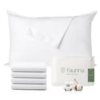 Faunna white FCCT pillowcases 4 Pack package image