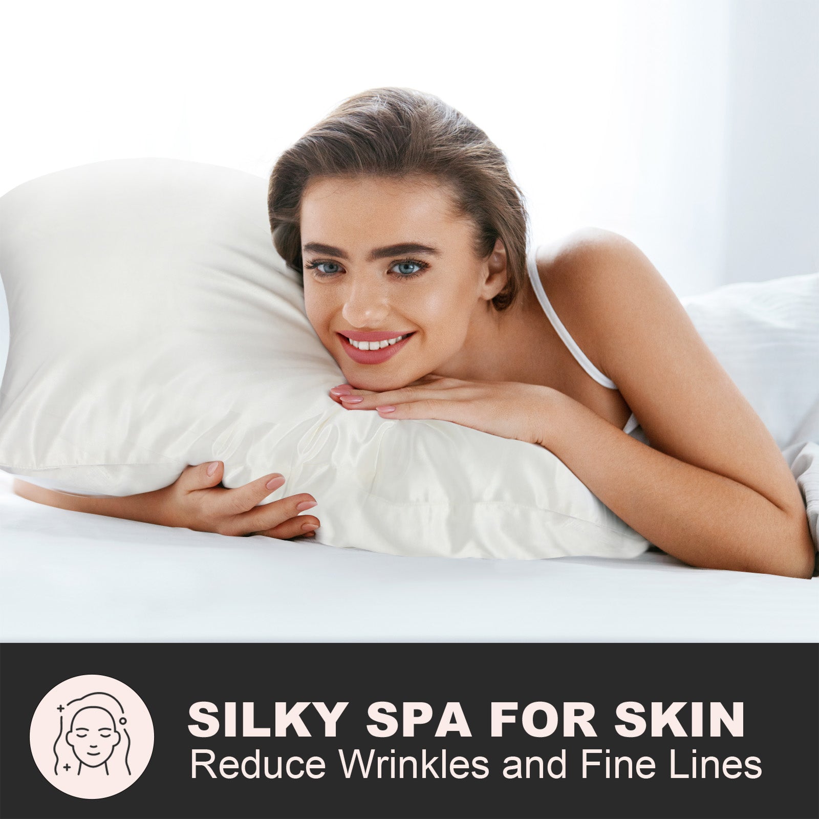 FAUNNA 100% Silk Lyocell Pillowcase Standard Size (1P)