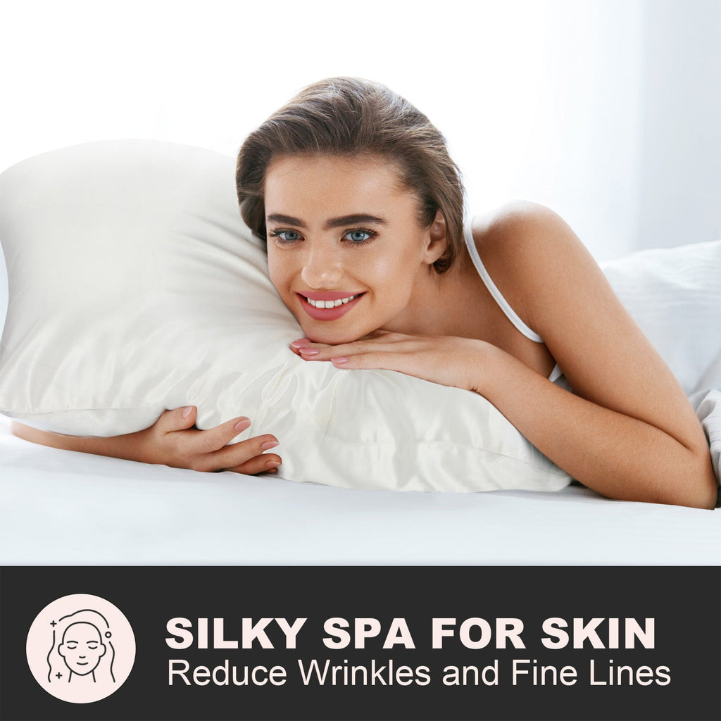 FAUNNA 100% Silk Lyocell Pillowcase Queen Size (1P)