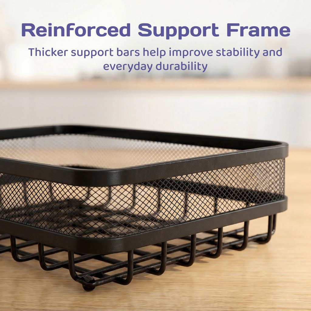 Adivo fruit basket reinforced support frame