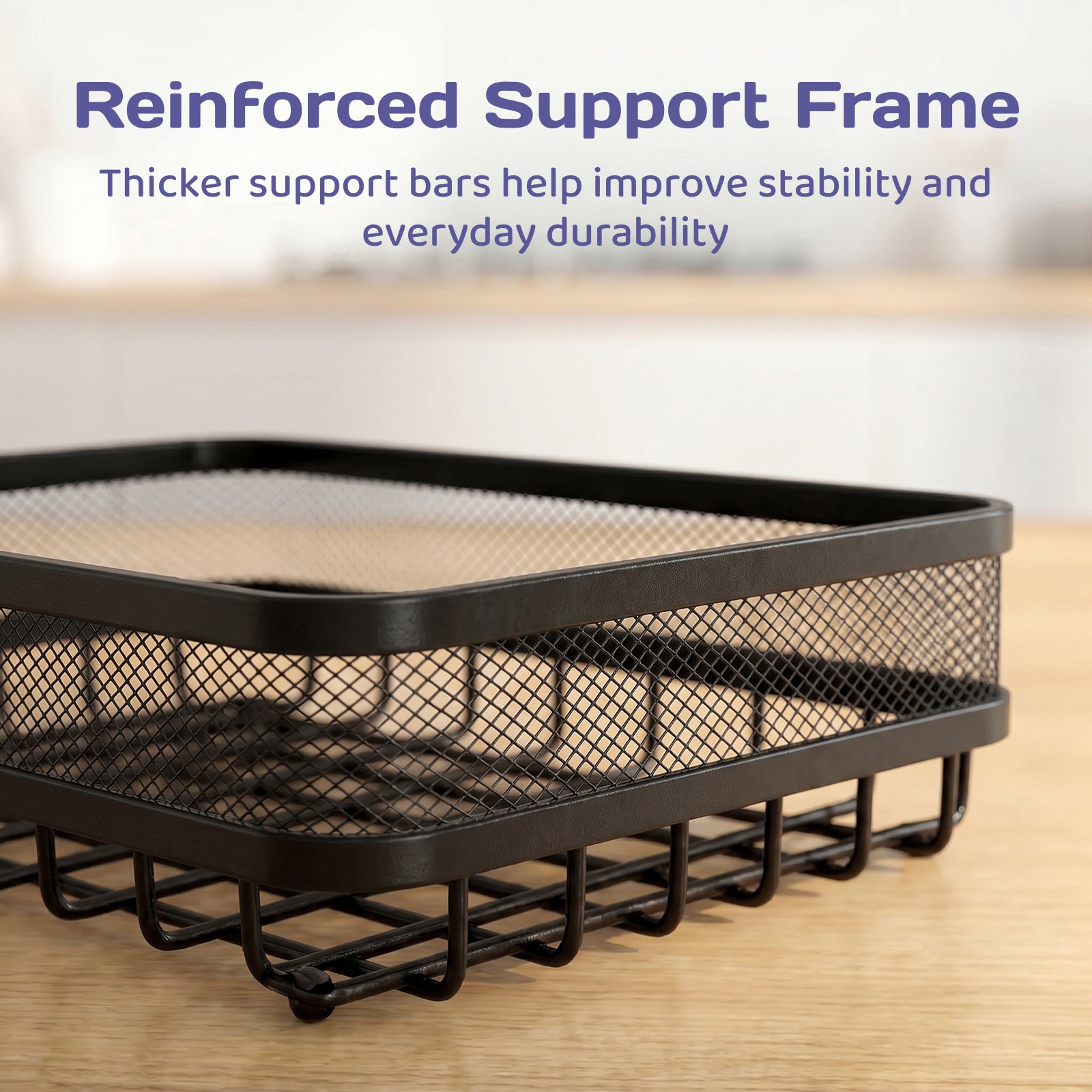 Adivo fruit basket reinforced support frame