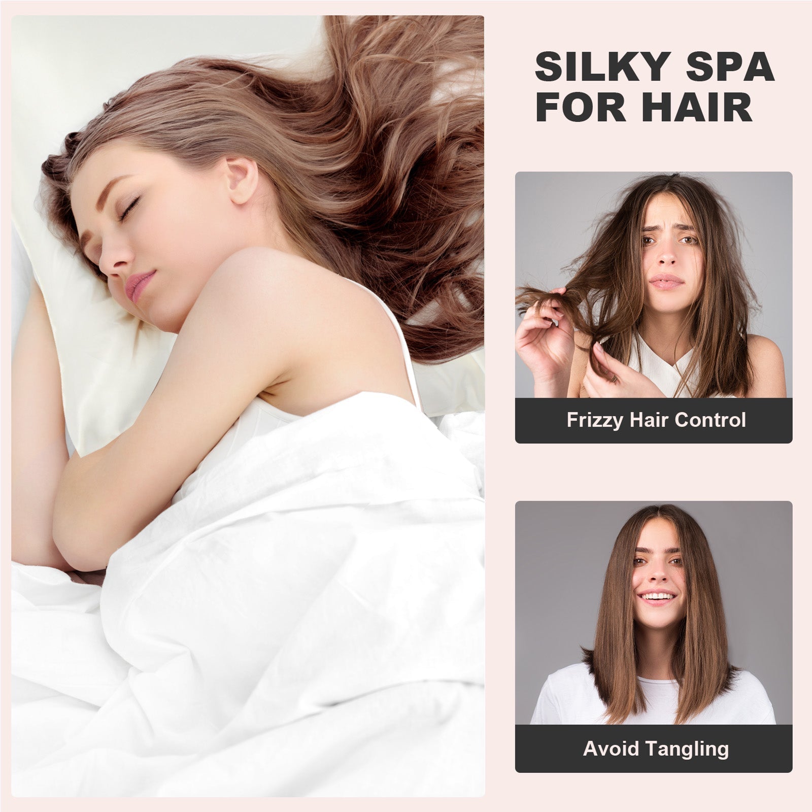 FAUNNA 100% Silk Lyocell Pillowcase Queen Size (1P)