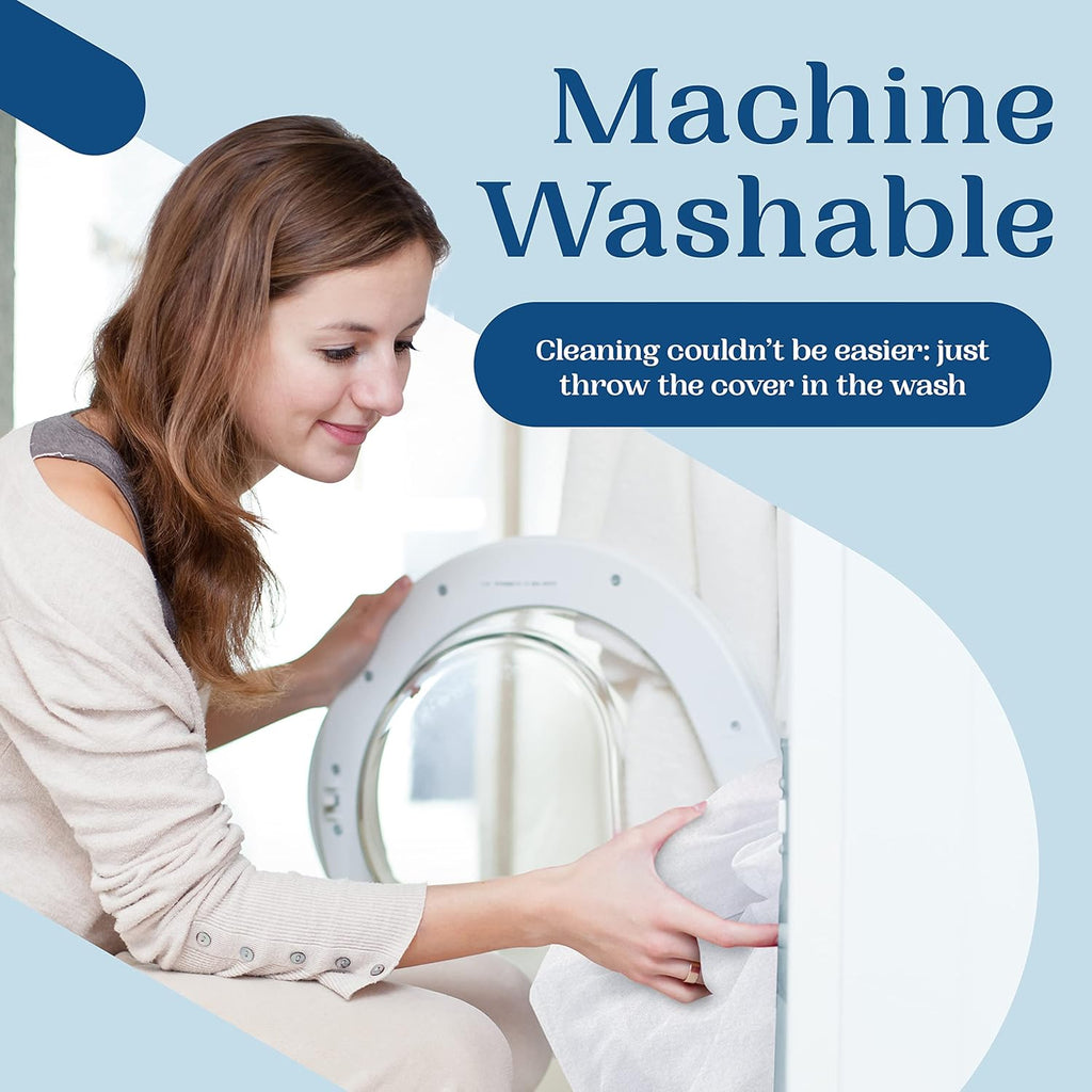 FeelAtHome Waterproof Mattress Cover Twin - 100% Cotton Terry, Soft, Breathable, Noiseless, Fitted Protector, White