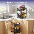 Adivo organizer pantry to countertop use case