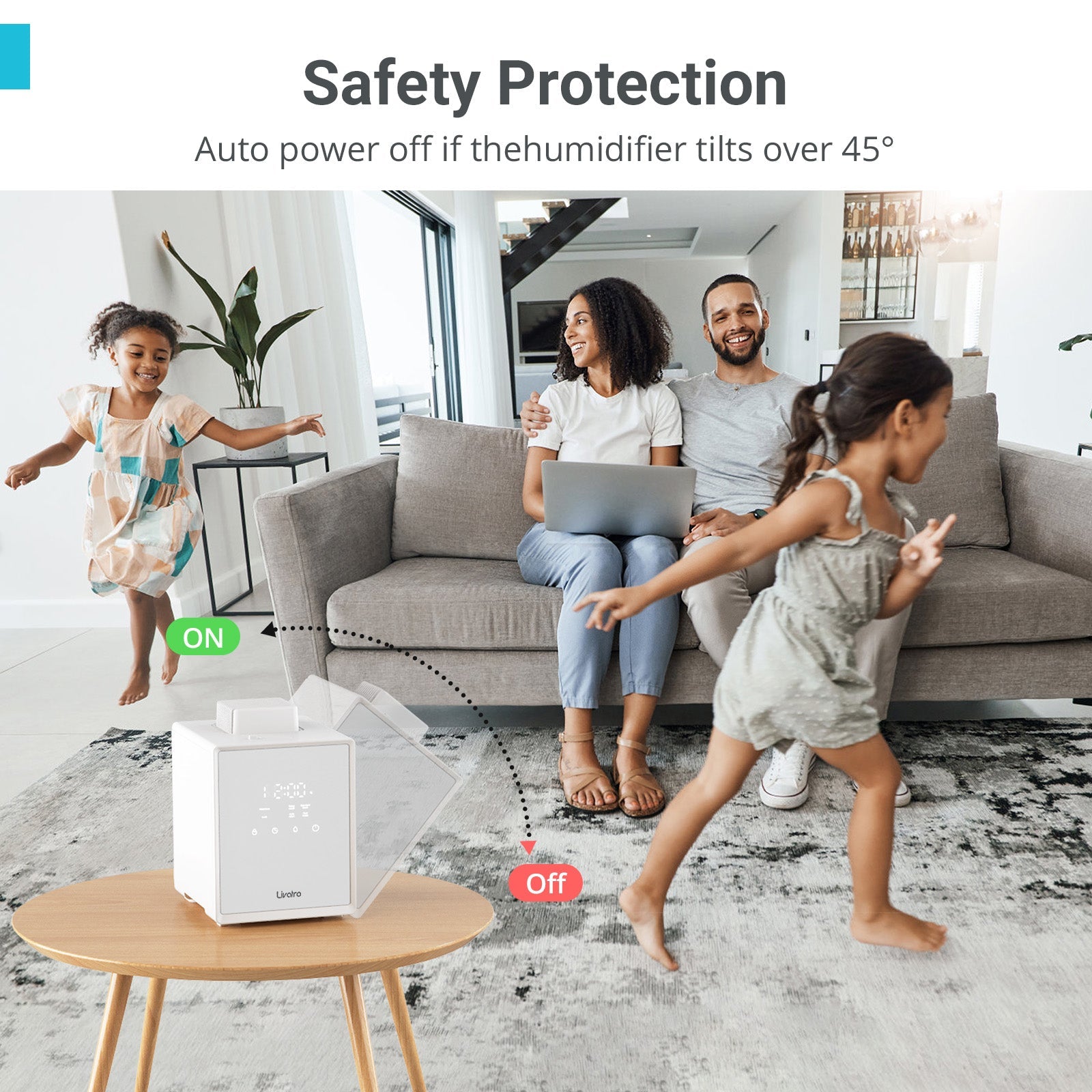 Livatro 3L Warm Mist Stainless Steel Humidifier