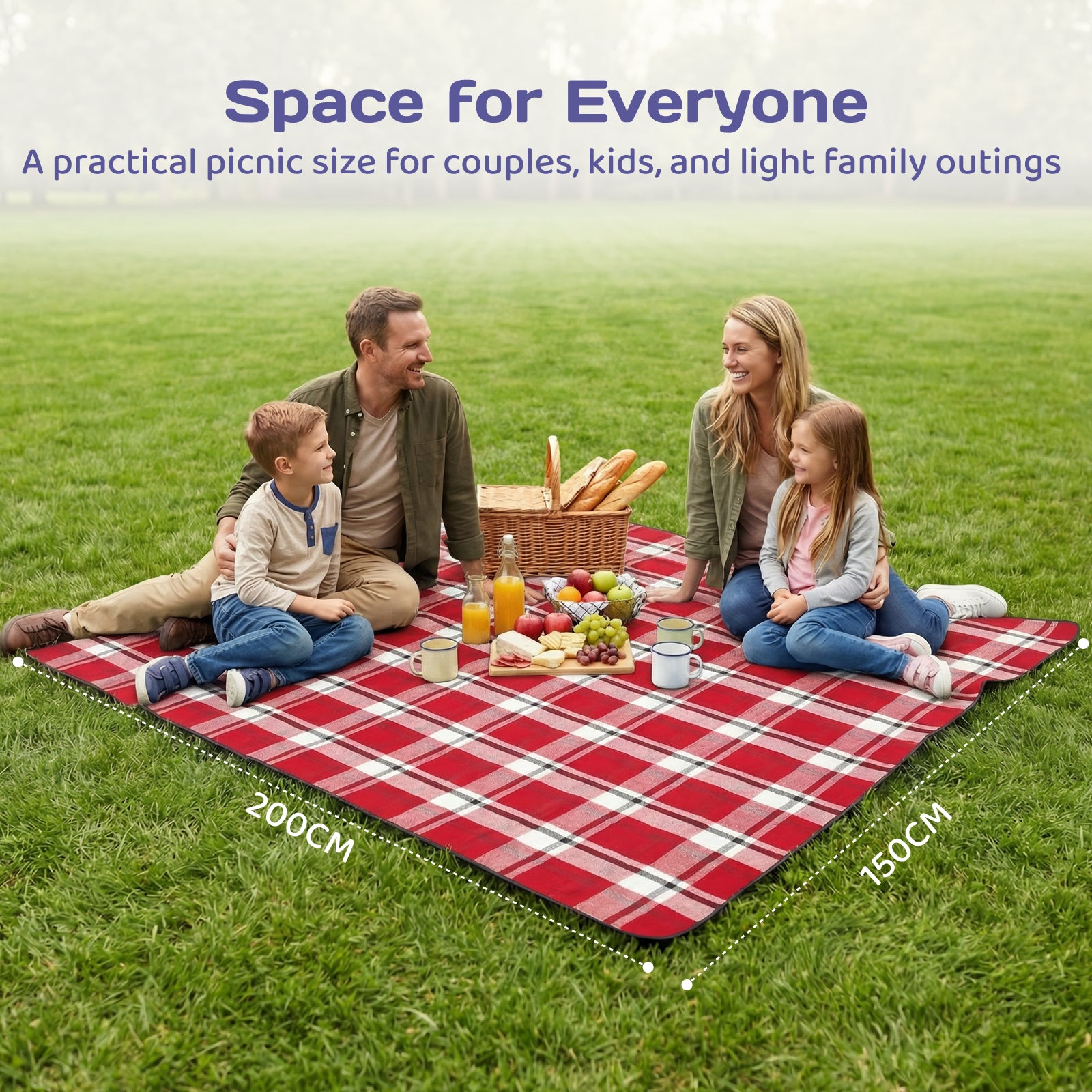 Adivo picnic blanket space for everyone image