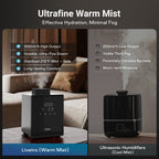 Livatro 3001 warm mist humidifier comparison image