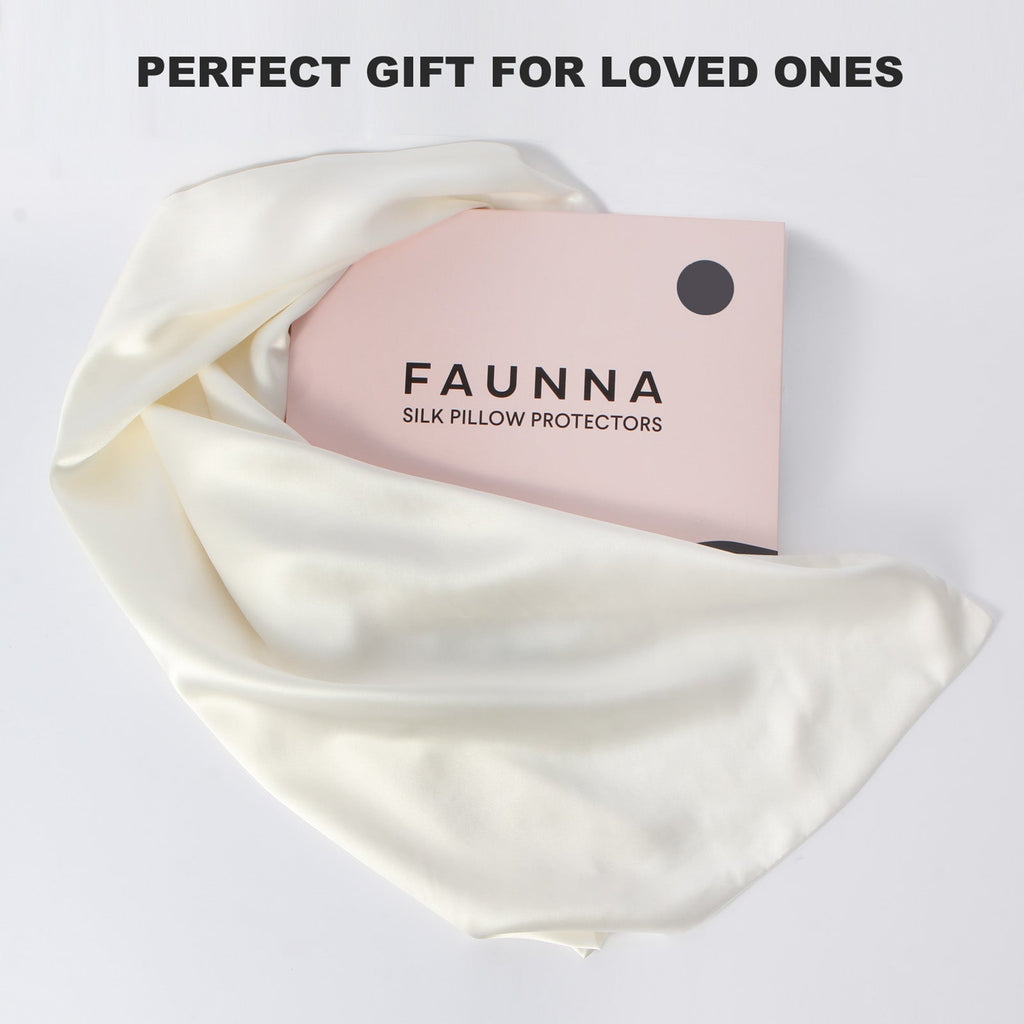 FAUNNA 100% Silk Lyocell Pillowcase King Size (1P)