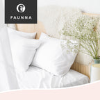 Faunna waterproof pillow protector bedroom lifestyle image