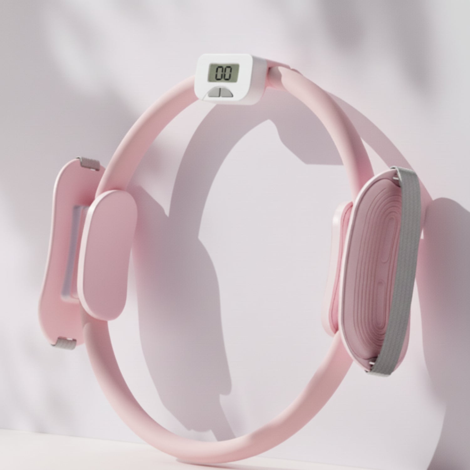 T3 Counting Pilates Ring Set with Adjustable Straps | Smart Fitness & Yoga Kit for Home Workout, Body Shaping & Core Training