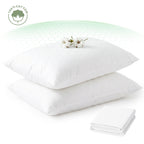 FAUNNA Dust Mite Proof Pillow Protector – 600TC 100% Cotton, Microban Antimicrobial, Zippered Enclosure, OEKO-TEX