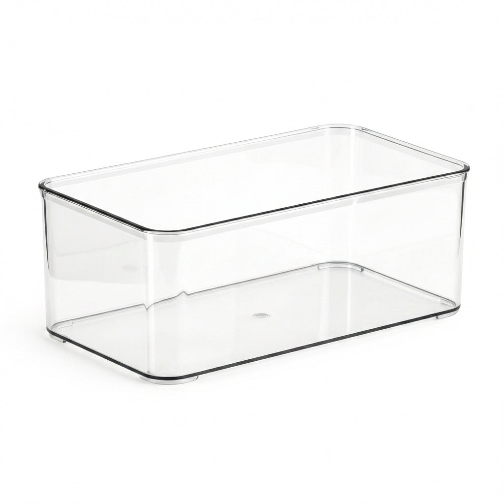 18 Quart Clear Latching Storage Bin with Secure Lid, Set of 4 - Heavy-Duty Plastic Tote for Home Garage Organization