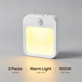 FeelAtHome Motion Sensor Night Light – 3000K Warm Light, Stepless Dimming, Dusk-to-Dawn Auto On/Off
