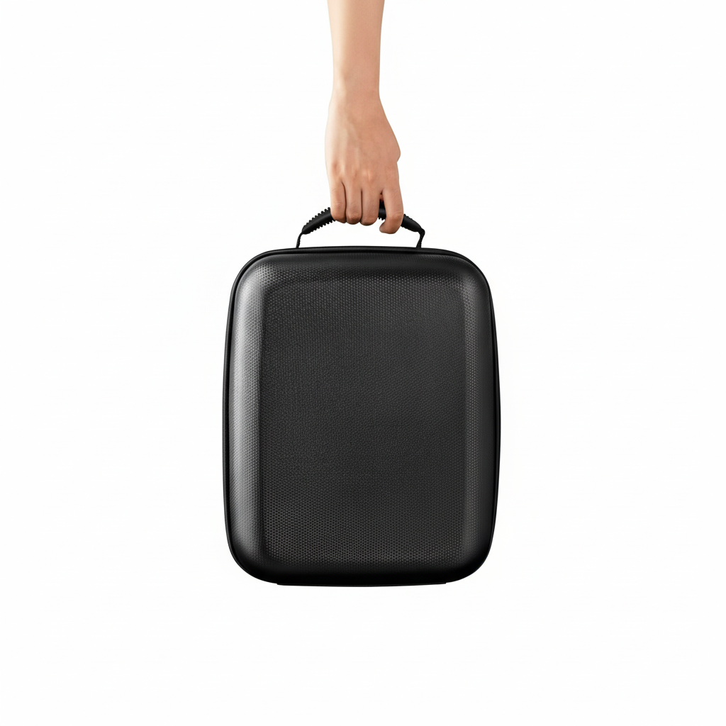 Hard Portable Storage Case, Designed for Hisense C1 4k Triple Color Laser Projector, Carrying Bag for Projector and Accessories, Black