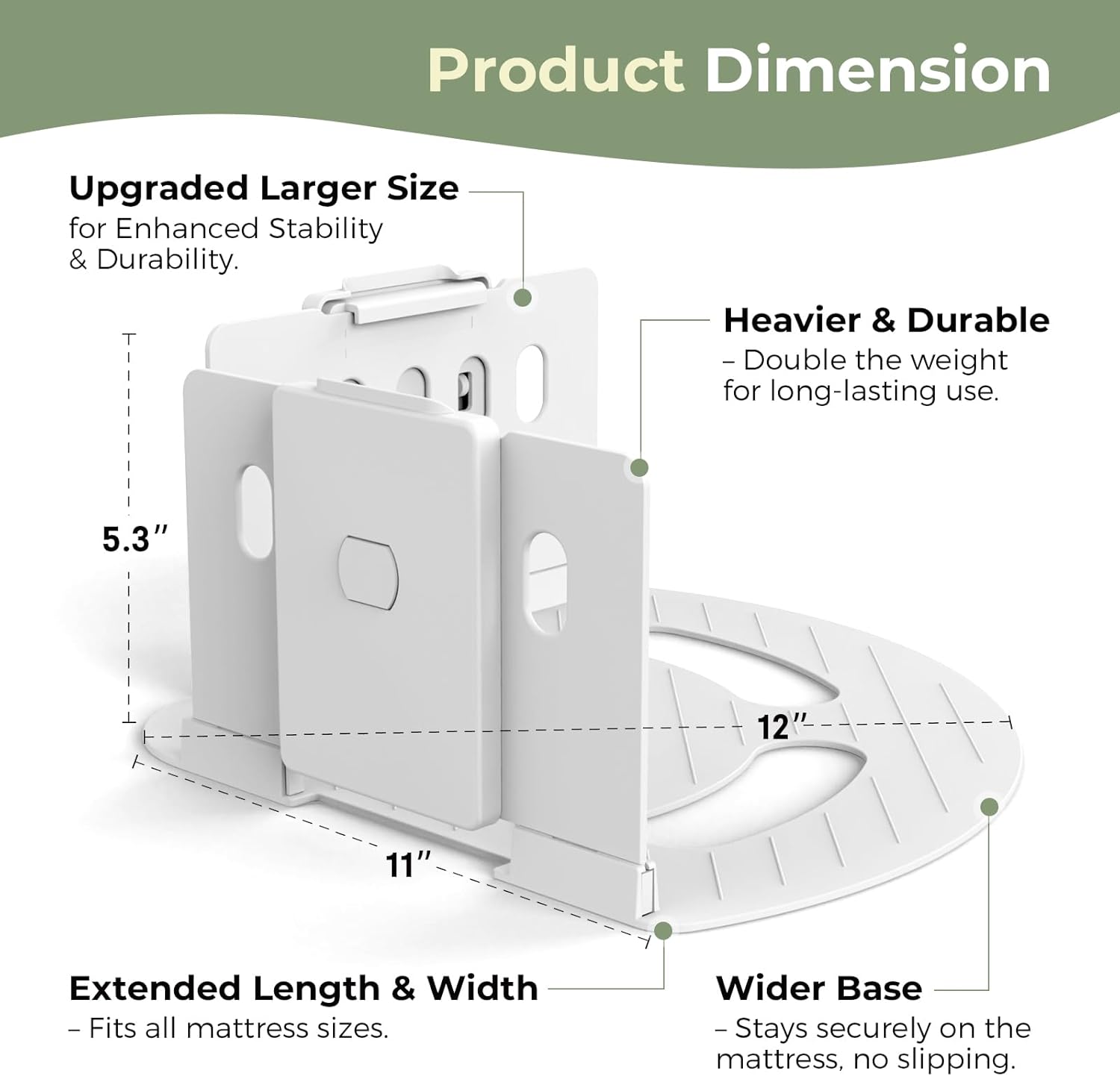 Faunna Bed Lock Sheet Holders, Upgrade Straps Keep Sheets Firm & Tight, Fitted Sheet Clips for Corners, Easy One-Time Installation, White