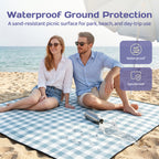 ADIVO Waterproof Outdoor Picnic Rug Blanket Classic