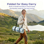 ADIVO Waterproof Outdoor Picnic Rug Blanket Classic