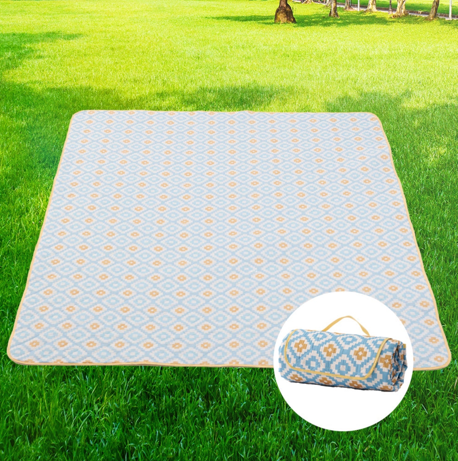 ADIVO Waterproof Outdoor Picnic Rug Blanket