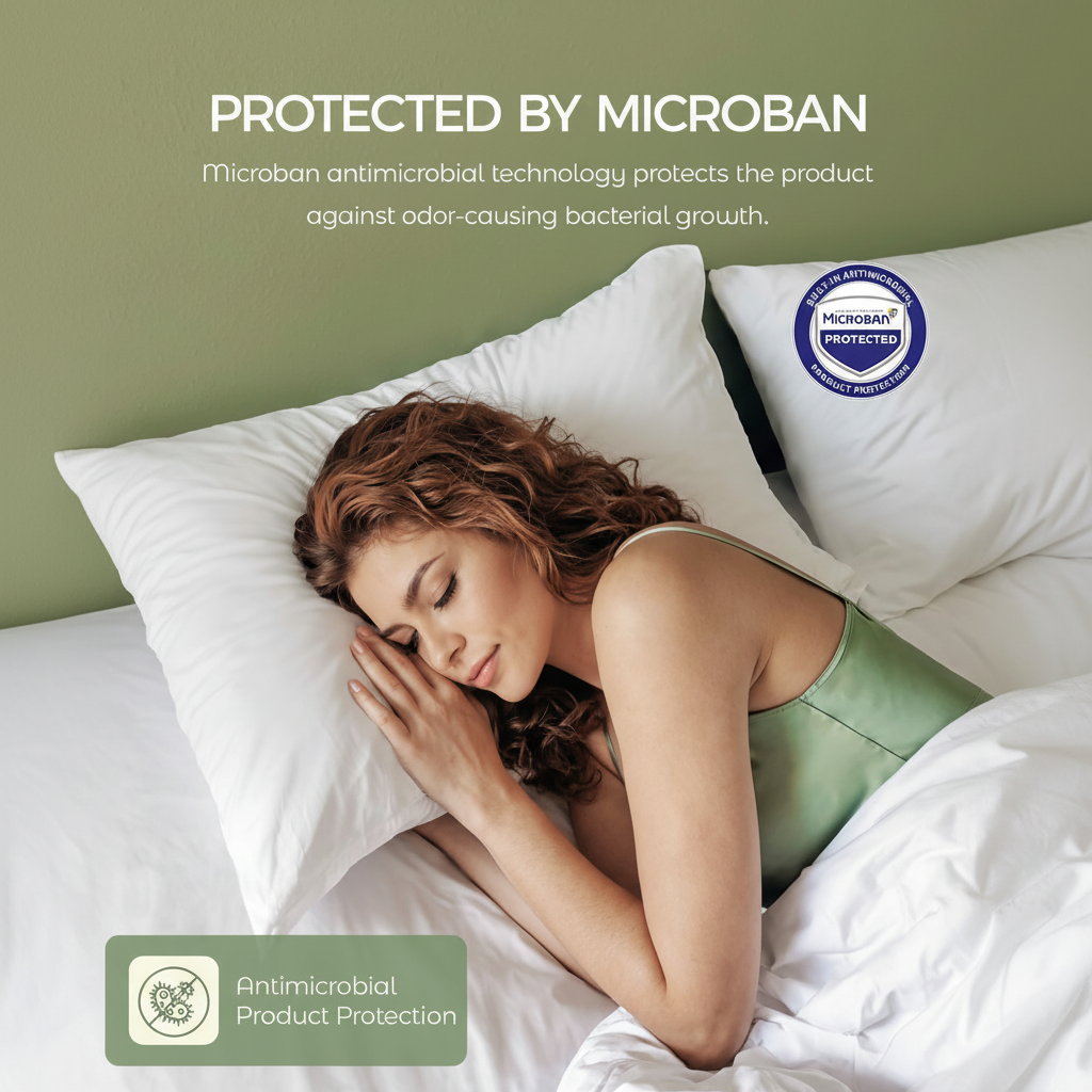FAUNNA 100% Cotton Pillow Protectors, 600 Thread Count, Zippered, Dust Mite Resistant, Hypoallergenic