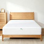 FAUNNA 6-Sided Mattress Encasement – 100% Cotton, Dust Mite & Bed Bug Proof, Microban, Silent Zipper, OEKO-TEX