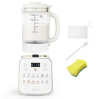 Livatro Nut Milk Maker – 50.7oz, 12-in-1 Automatic, Detachable Glass Jar, Self-Clean, 24H Delay & Keep Warm, BPA Free