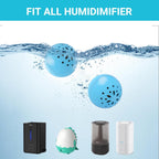 Livatro Humidifier Cleaning Ball - Helps Prevent Hard Water Buildup & Odor, Fits Humidifiers/Fish Tanks