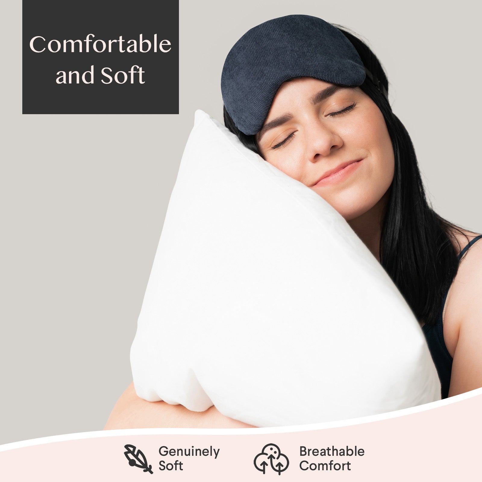 Faunna Waterproof Pillow Protector, Premium Cotton, Stain-Proof, Quiet, Breathable, White
