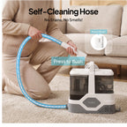 Livatro Upholstery Cleaner Machine – 16kPa Suction, 600W, 2300ml Tank, Self-Cleaning Hose, Portable Carpet & Sofa Spot Cleaner