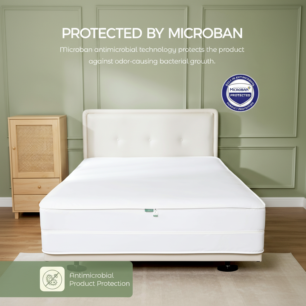 FAUNNA Cotton Mattress Encasement, Zippered, Bed Bug & Dust Mite Proof, Hypoallergenic, Noiseless (Full 16")