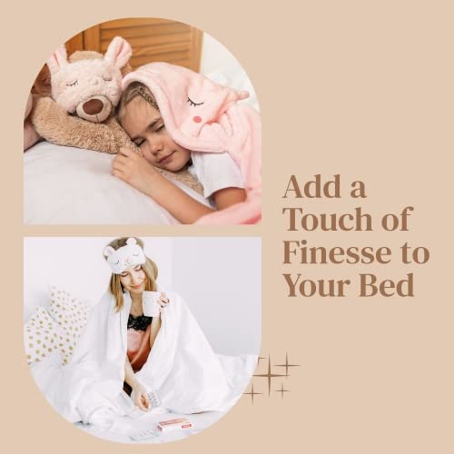 FeelAtHome Bed Sheet Holder Straps – Criss-Cross Suspenders Keep Fitted or Flat Sheets in Place for Twin, Queen & King Mattresses