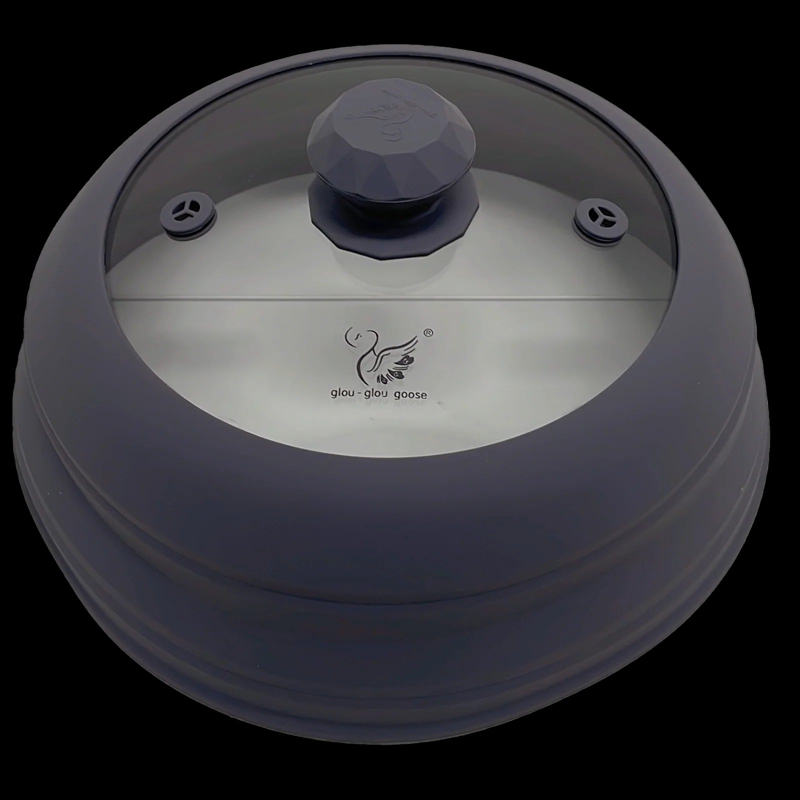 Microwave Vented Glass Cover and Multifunction Silicone Splatter Guard Lid