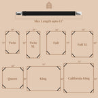 FeelAtHome Bed Sheet Clips 4PCS - Mattress Holder Straps, Elastic Corner Bands with Clamps, Fit Twin/Queen/King Sheets