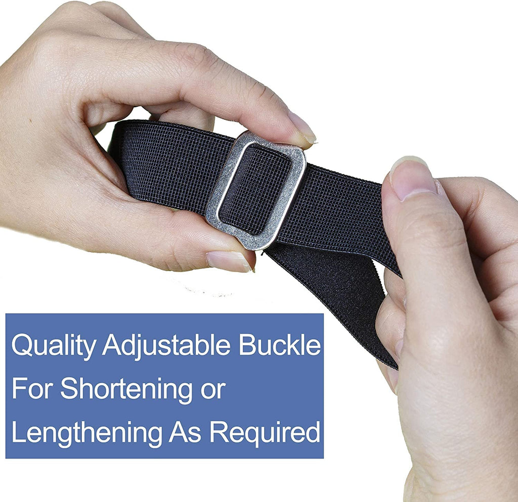 FeelAtHome Bed Sheet Clips 4PCS - Mattress Holder Straps, Elastic Corner Bands with Clamps, Fit Twin/Queen/King Sheets