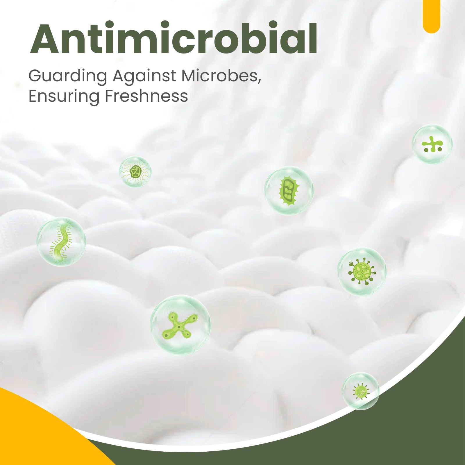 Fairpeak Pillow Protectors, Standard (20"x26"), 2 Pack, Zippered, Hotel-Quality, Breathable, Machine Washable