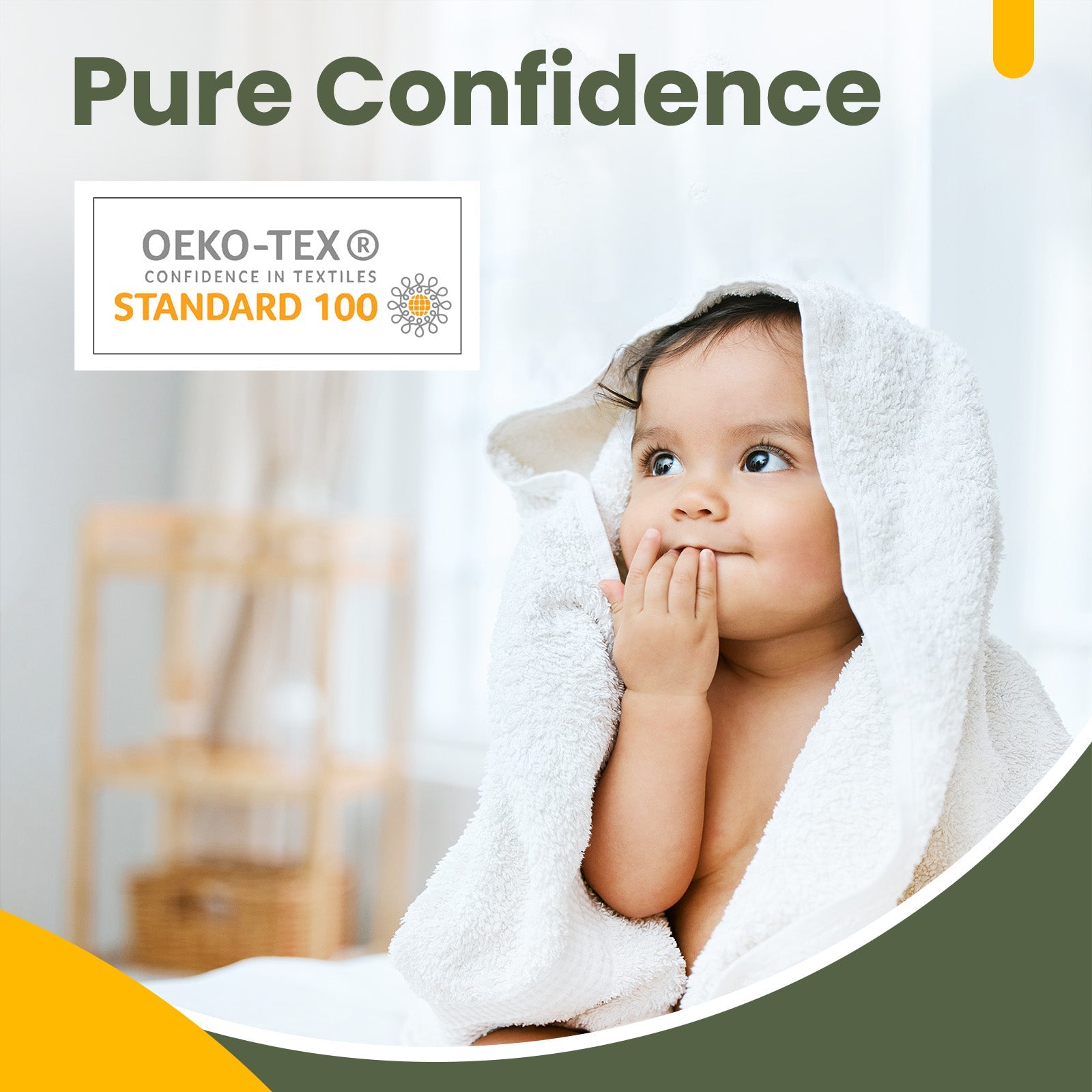 Fairpeak Pillow Protectors, King (20x36), 4 Pack, Zippered, Hotel-Quality, Breathable, Machine Washable