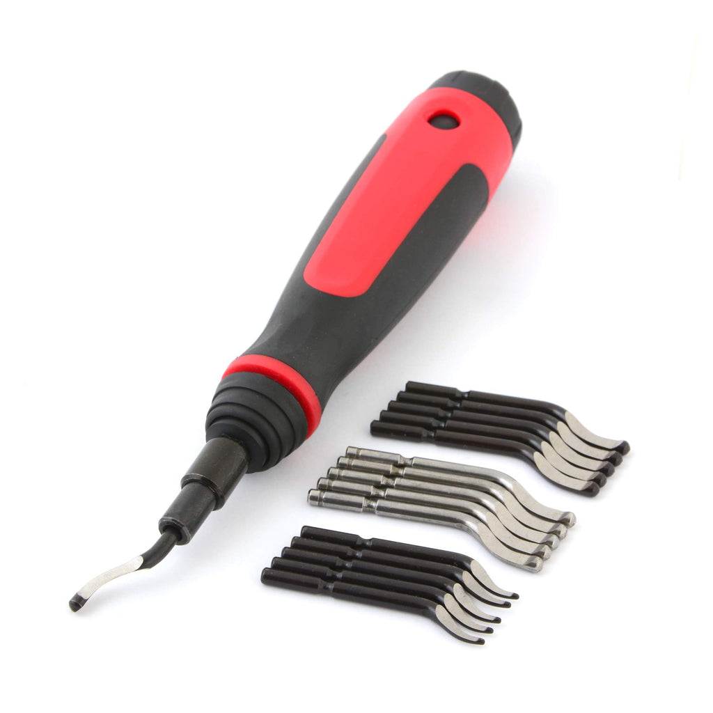 AFAT Deburring Tool - Extendable Neck Hand Reamer with 15 Blades, Works on PVC, Copper, Plastic, Resin, 3D Prints