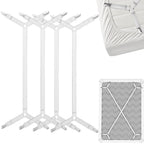 FeelAtHome Bed Sheet Holder Straps – Criss-Cross Suspenders Keep Fitted or Flat Sheets in Place for Twin, Queen & King Mattresses