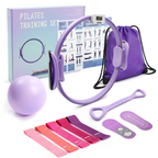 T3 Counting Pilates Ring Set with Adjustable Straps | Smart Fitness & Yoga Kit for Home Workout, Body Shaping & Core Training