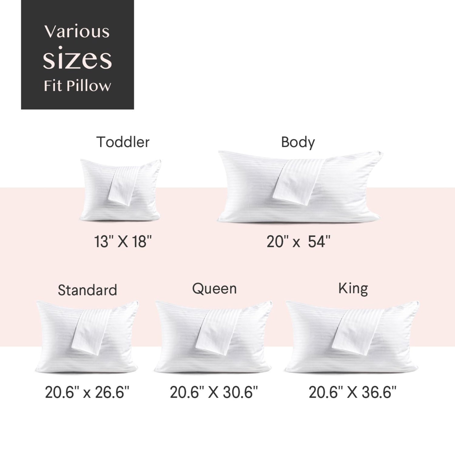 Faunna 600TC 100% Cotton Pillow Protectors Oeko-TEX, Silent Zipper, Hotel-Grade, White