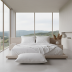 FeelAtHome Cooling Body Pillow Cover - 65% Polyester 35% Bamboo Rayon, Waterproof, Soft Zippered Pillowcase, 20x54 Inch