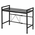 Adivo Microwave Oven Shelf Rack Adjustable Metal Kitchen Organiser Storage 2 Tier