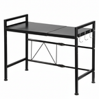 Adivo Microwave Oven Shelf Rack Adjustable Metal Kitchen Organiser Storage 2 Tier